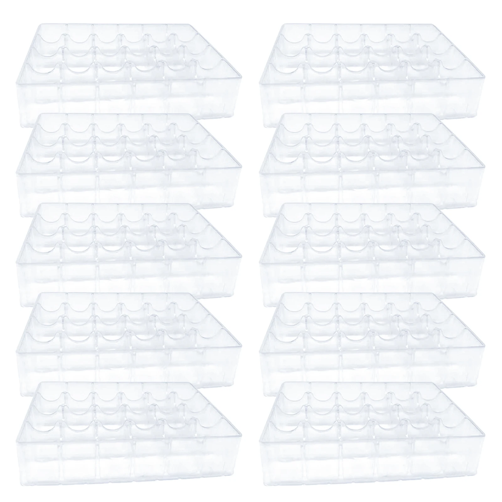 New White Transparent Agricultural Seedling Tray Plant Growing Tray Artificial Plastic Plants Tray for Garden