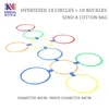 Couleur Extra Large 48cm (10 cercles + 10 boucles)