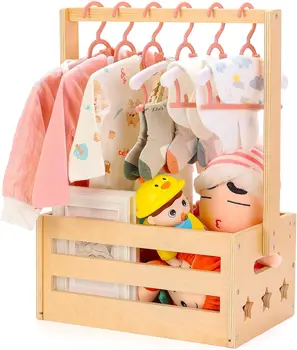 Eco-friendly Wholesales Customization Unfinished Plywood Wooden Baby Gift Shower Storage Crate Box Hamper with Handle