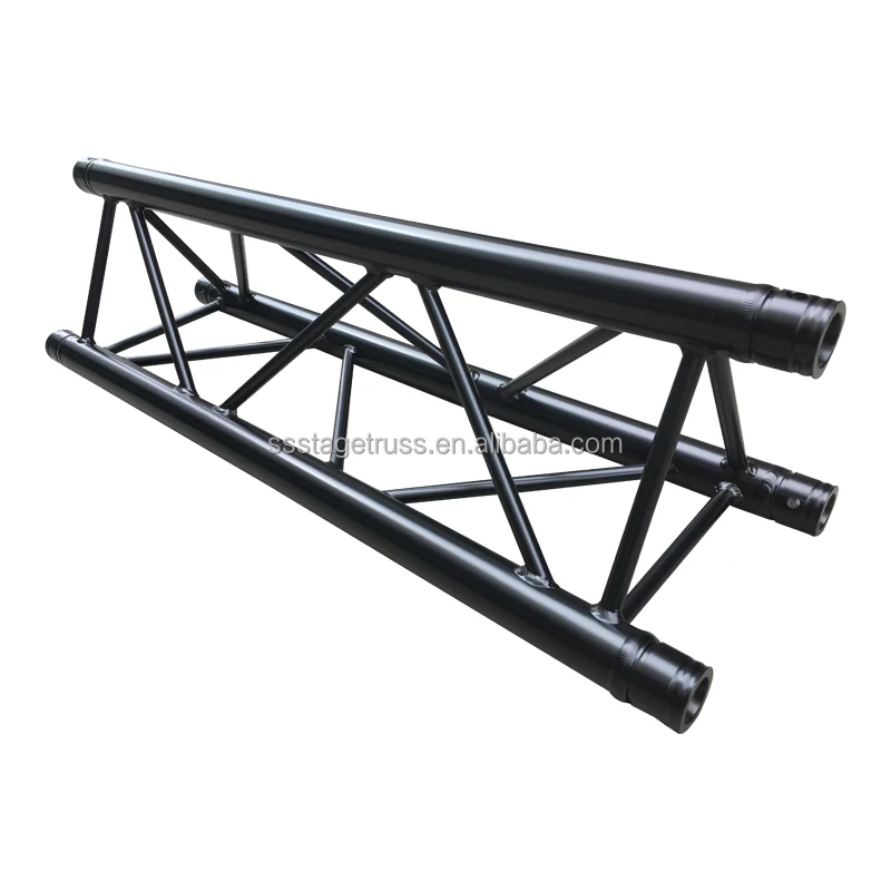 290*290mm Schwarzes Aluminiumlegierungs-Gerüst Stecksystem-Gerüst für Messestand Werbe-Displaystand Hochzeitsdekoration