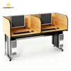 Bureau d'examen informatique à double compartiment