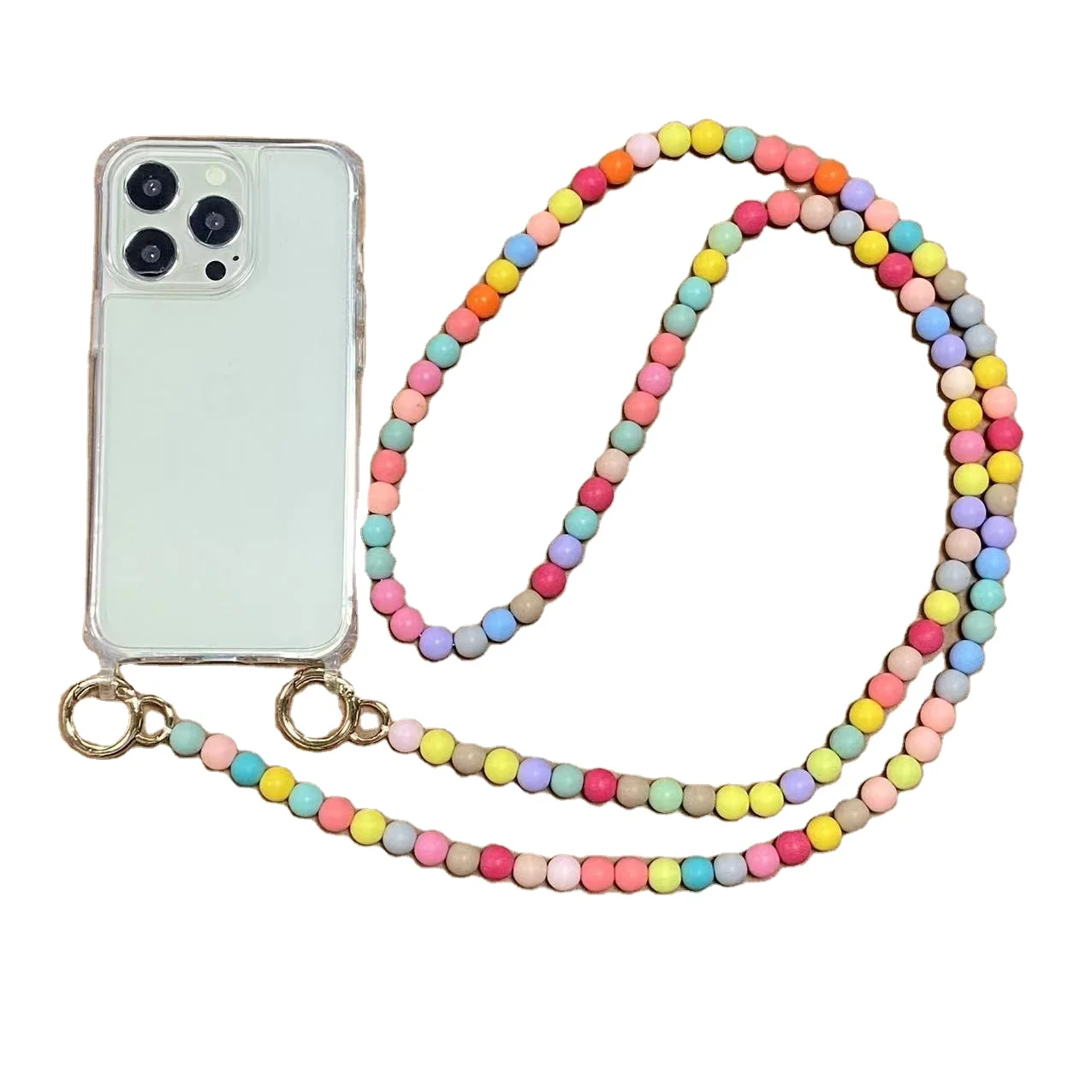 Iphone Case With Beaded Strap Iphone Case Iphone Beaded Chain Rope
