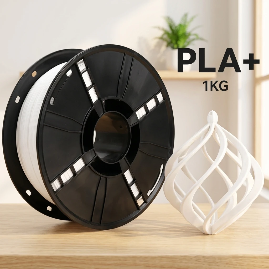 High Quality White PLA+ Filament 1.75mm with Moulding Service Compatible with Bambu Lab for Prusa for FDM Printers