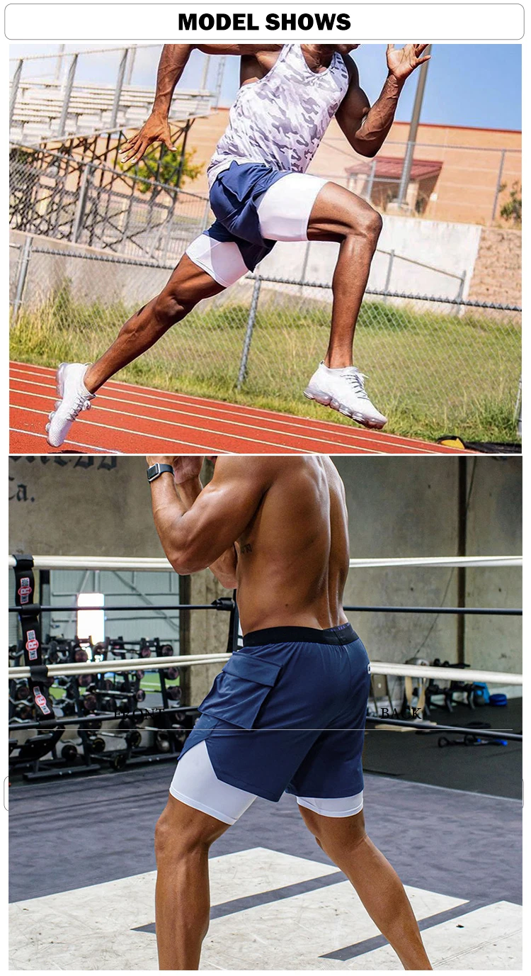 Custom Muscle Men'S Sports Shorts Summer Fiess Running Training Breathable Double-Layer 2 In 1 Gym 5 In Inseam Shorts793_voghion.com
