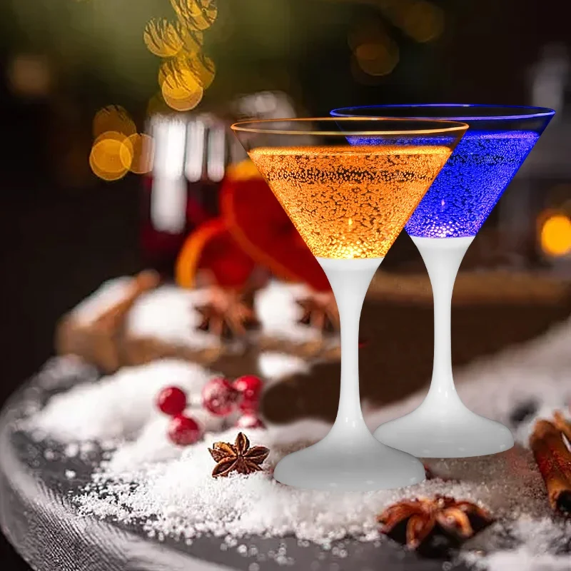 Sottobicchieri A LED Asfrode - 12 Pezzi, Acrilico, Multicolore, Impermeabili, Per Feste E Bar