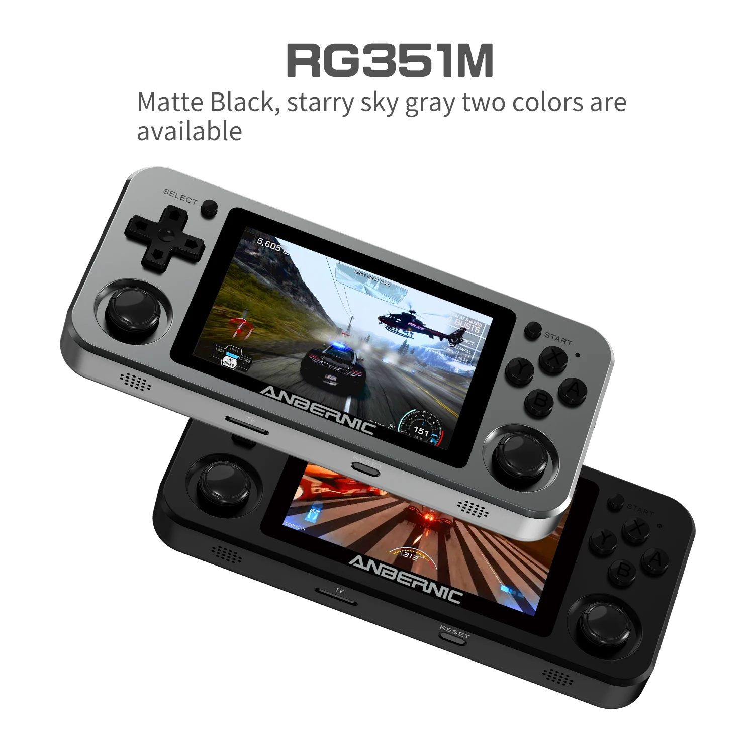 Anbernic Rg351m Retro Game Console Rg351p Upgrade Aluminum Alloy Shell  Rk3326 Built-in Wifi Play Ps1 N64 Dc Dns - Buy Hand Held Game  Consoles