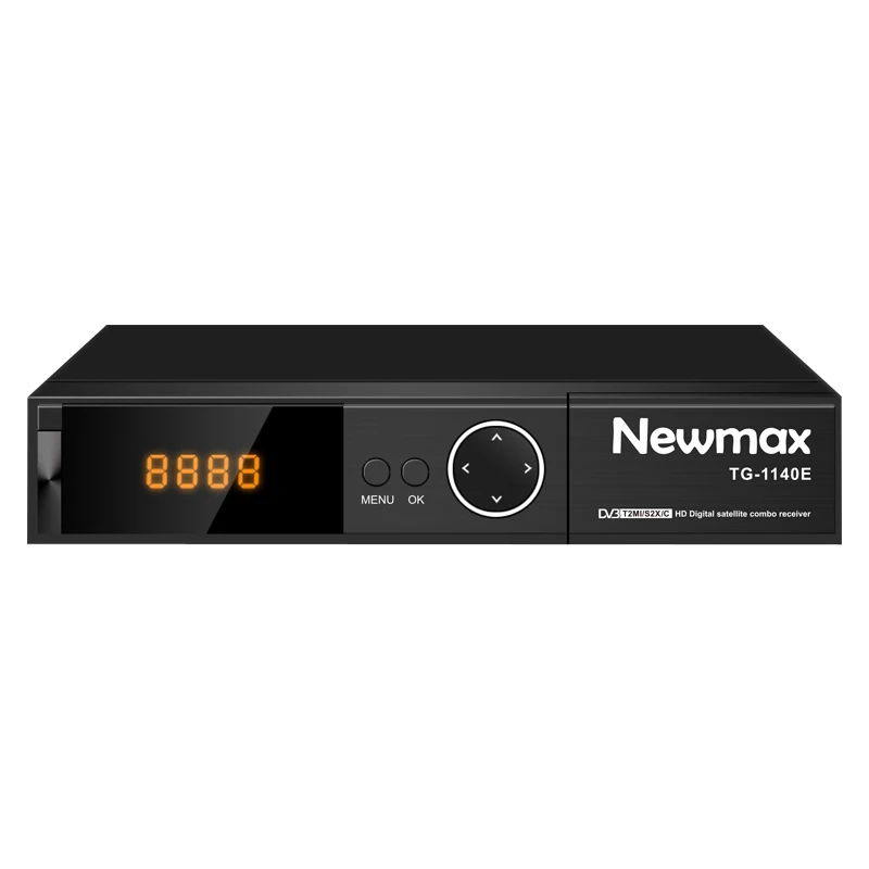 NEWMAX TG-1140E New Qbox Decoder Set Top Box 8k Laser Receiver CCAM YouTube Dvb T2 s2 Combo Decoder