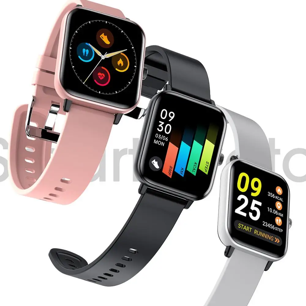 Watch6 Heart rate blood pressure Exercise Smart Bracelet Bluetooth phone track temperature movement smartwatch