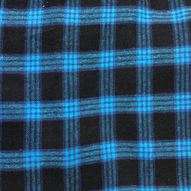 2021 Shaoxing текстиль 65 полиэстер 35 хлопок T/C Одиночная матовая фланелевая ткань в клетку различные цвета