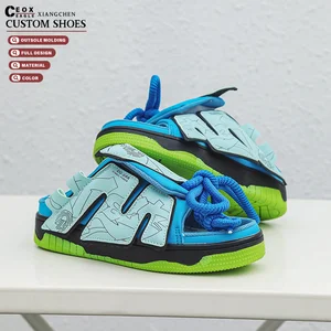 New Bread Muffin Thick Sole Dad Shoes Spring Versatile Leisure Sports Design Style Couple Board Shoes Men's Skateboard Shoes