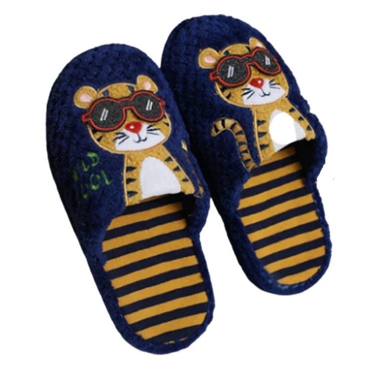 Economical Custom Design Floor Cute Cotton Children Customized Slippers