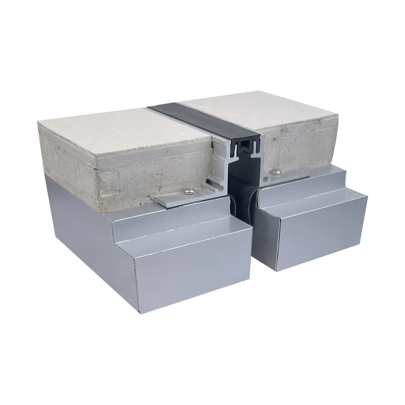 Extruded Aluminum Floor Rubber Expansion Joint Cover With Flame