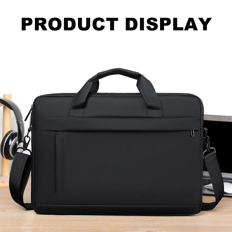 product laudtec leather laptop briefcase simple shoulder bags with multiple compartments lightweight business backpack bag for men dnb45-28