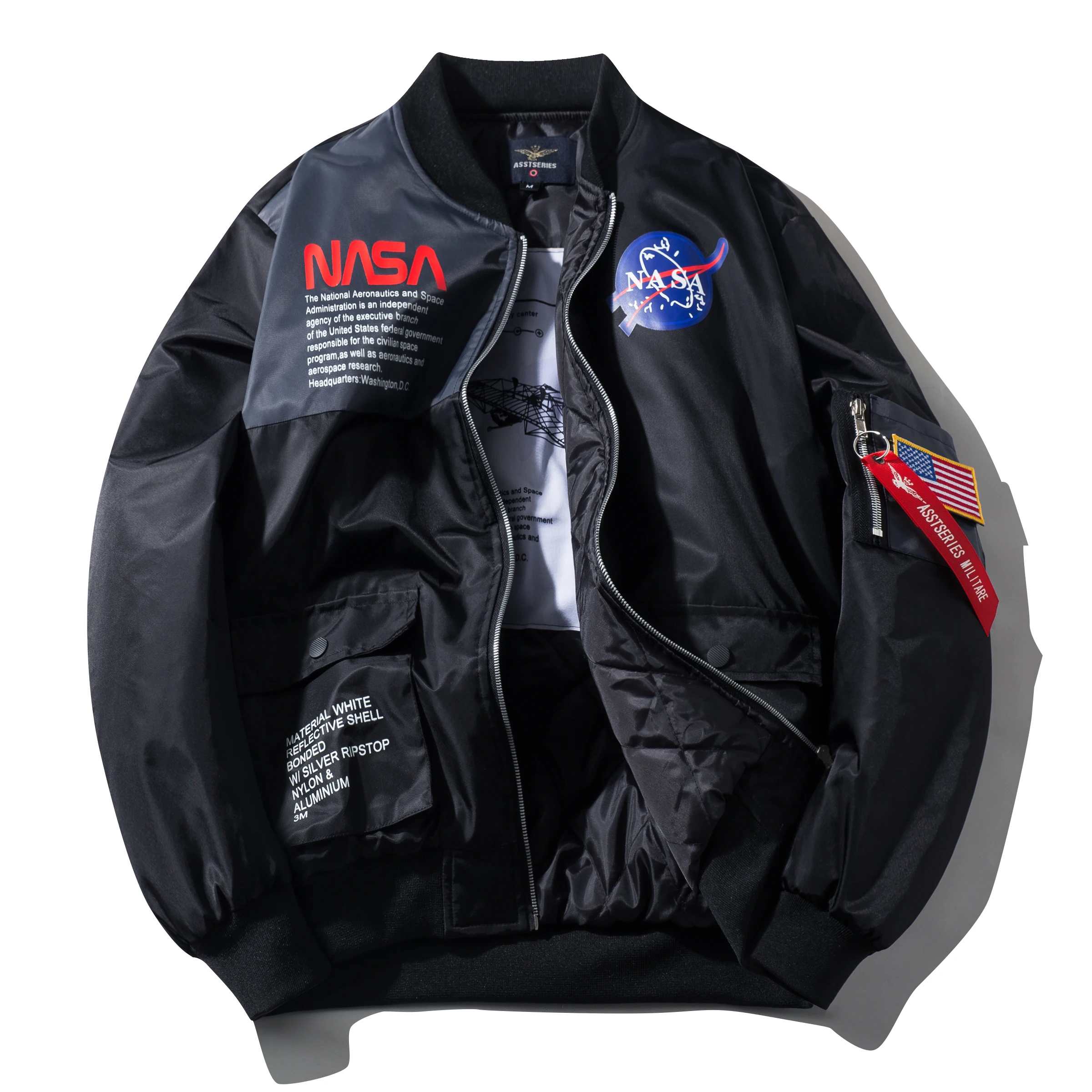 Nasa baseball outlet jacket