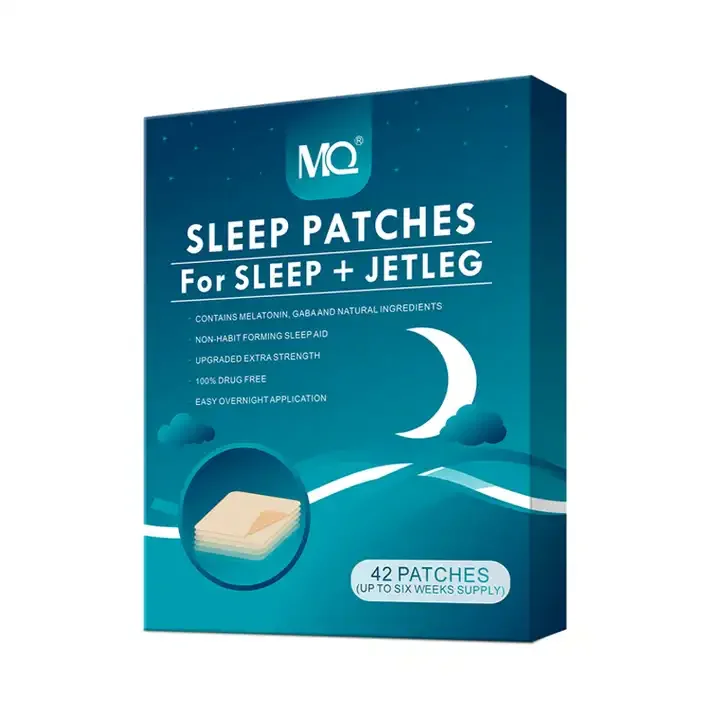 MQ Hot Selling Melatonin Calming Herbals Insomnia Sleep Aid Insomnia Patch Sleep Plaster
