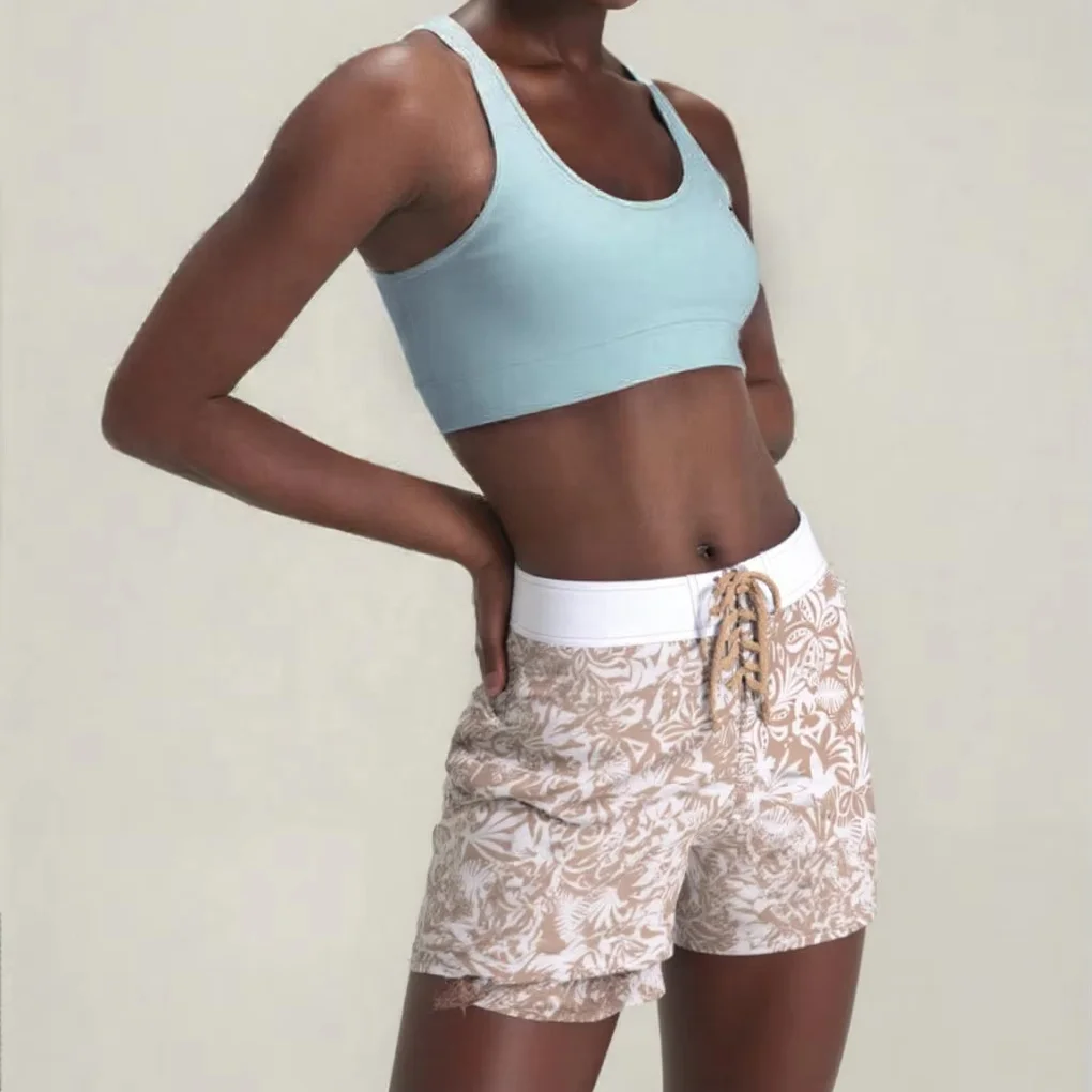 Shorts sport pentru femei – pantaloni de sală, îmbrăcăminte activă cu uscare rapidă, esențiale, îmbrăcăminte de vară pentru plajă, stil vintage