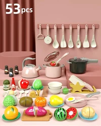 Детский кухонный игровой домик набор игрушек имитация кухни детское приготовление пищи интересное хранение игровая