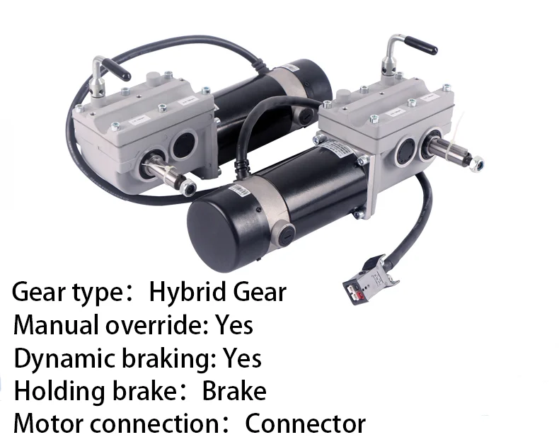 e511024AD電動120 OEM LINIX Puissance légère 340W DC 24V Fauteuil roulant électrique