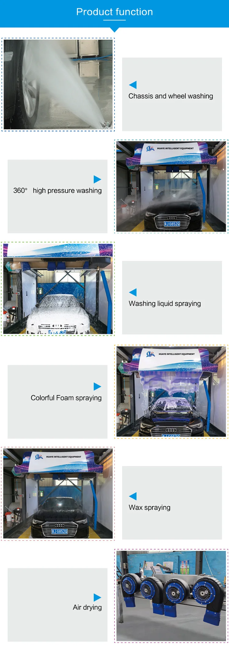 Custom Logo Car Wash Machine Pressure Water Pump Car Washing Machine ...