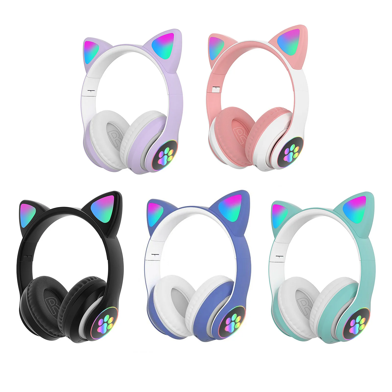 Наушники котики. Наушники с ушками STN-28. Наушники Wireless Headset Cat stn28. Беспроводные наушники Cat STN 28. Cat STN 28 наушники с ушами.