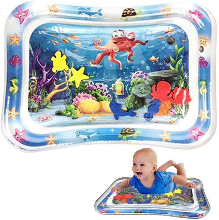 Hot Sale Baby Sensory Water Mat Toys 66x50cm Pvc Inflatable Baby Tummy ...