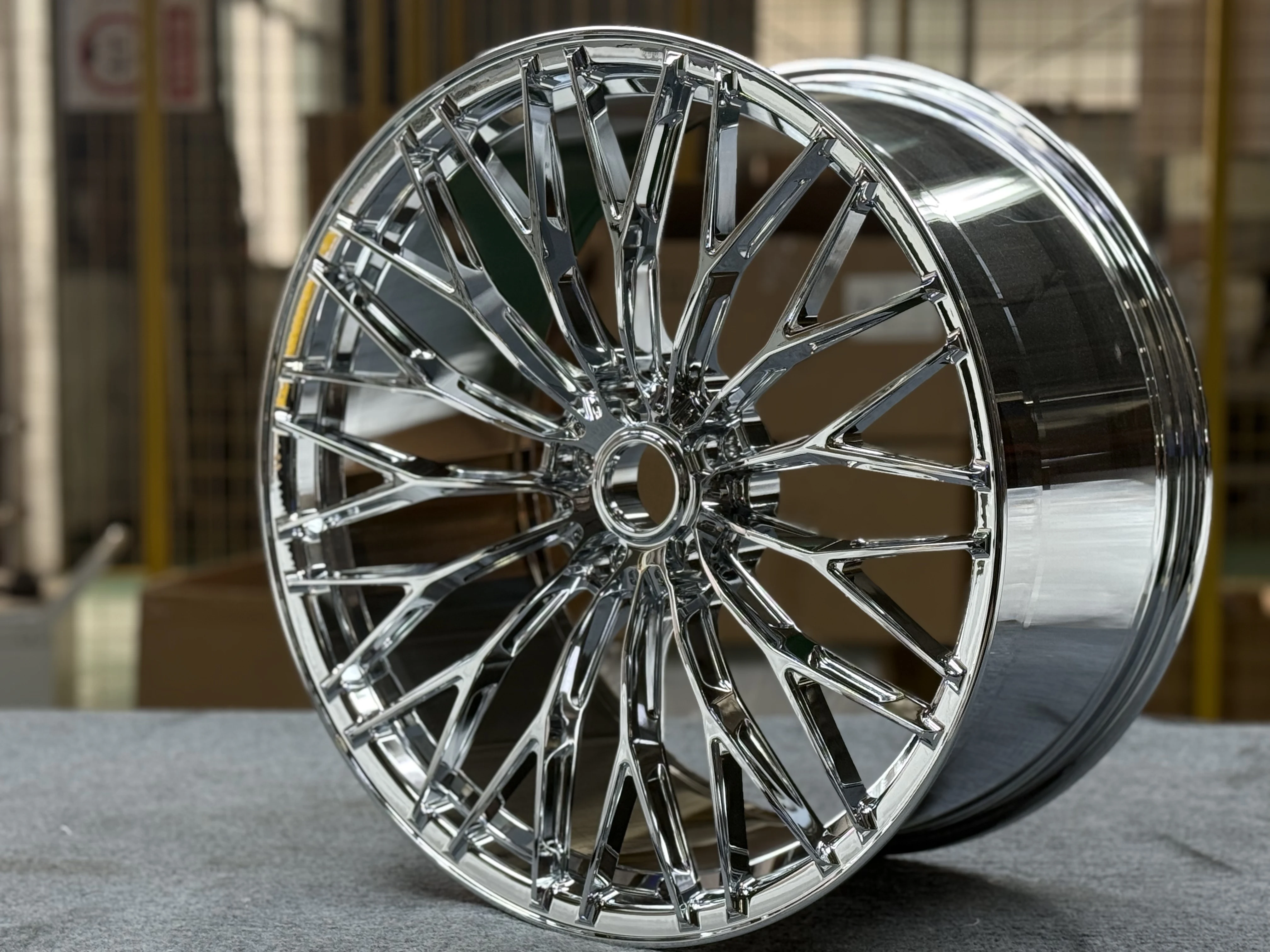 XINLAI Custom Deep Concave Chrome Plating 1 Piece 5x112/114.3/120 19-22Inch Forged Alloy Racing Deep Concave Car Wheel for BMW - Image 3