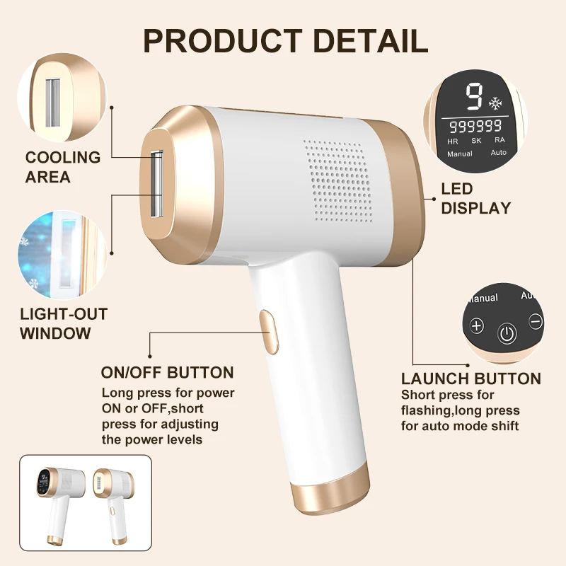 Ipl Machine Mini Sapphire Home Use IPL Machine - Safe & Painless Epilator