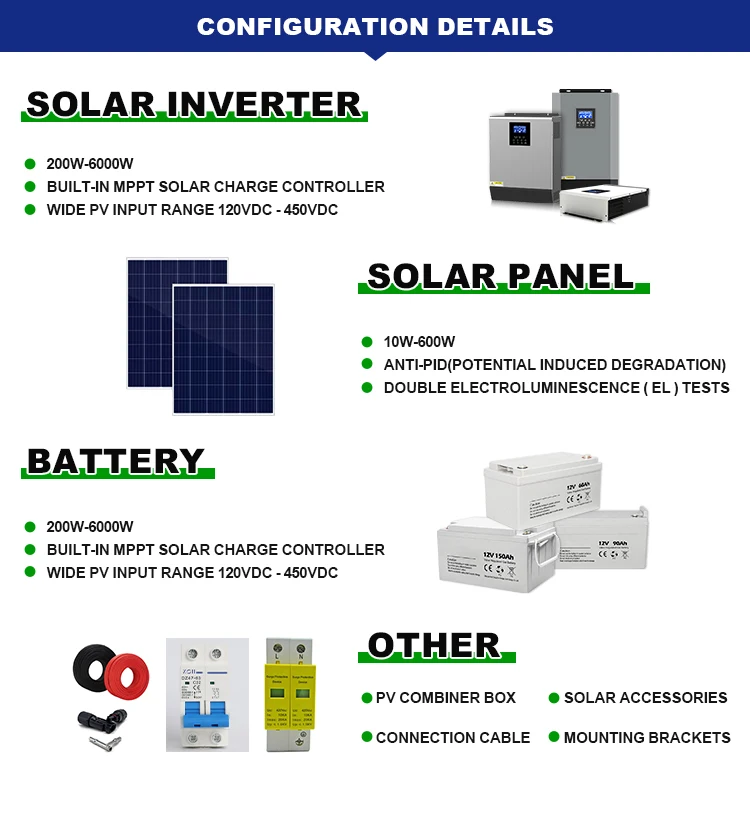 Solar Energy Storage Systems 5kw Off Grid Power Solar System Home Power ...