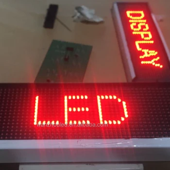 Messages outdoor led moving message display sign/programmable led moving signs/single color LED sign display board