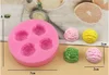4 cavity mold 7*6.8*1.4cm 50g pink