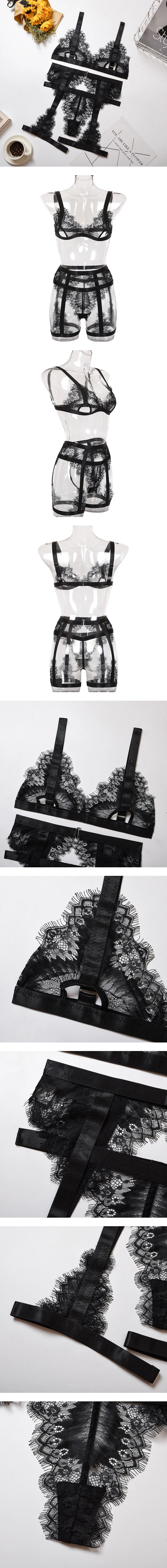 Sleeveless Garter Belt Underwear