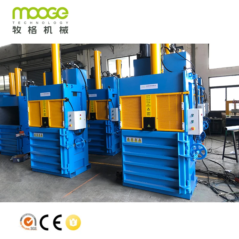 Vertical Hydraulic Cardboard Box Baling Press Waste Paper Baler Machine