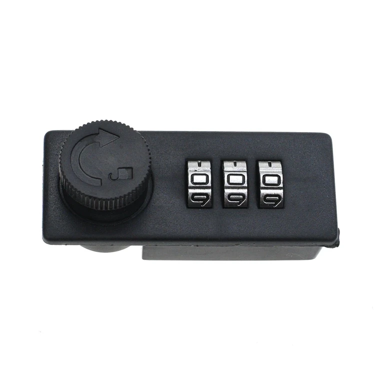 YH1280 Rectangular 3 Digits Plastic Combination Cabinet Password Cam Lock