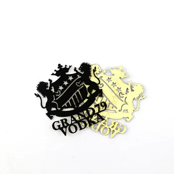 Chinese Custom New Design Black Flocking Velvet Sticker, Adhesive Velvet Label