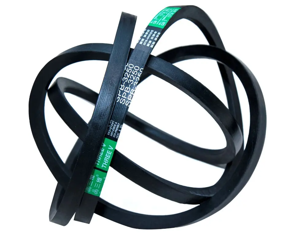 SPB Narrow V Belts THREEV Power Transmission Belt OEM High Quality Rubber Drive Belt