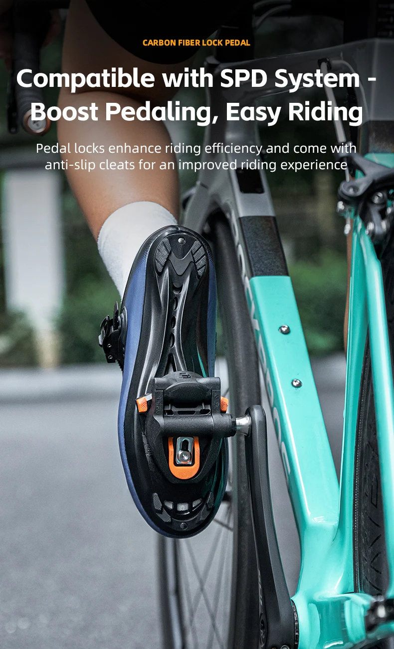 Rockbros High Quality Adult Bike Self Lock Pedal City Ride Bicycle