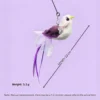 Ricarica di ricambio per uccello d'oca viola