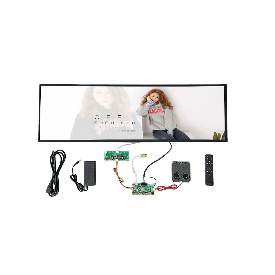 Hot Sale Boe 37 Inch Lcd Display Panel 1920*540  51pin 700nits Lvds Interface Ultra Wide Bar Lcd Panel Module DV370FBM-N10