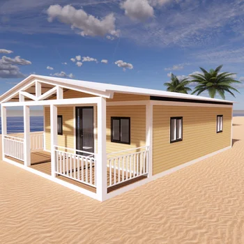 Outdoor Mobile  Beach Container House Hot Sale 20ft 30ft  40ft Foldable Ready Made Prefab Villa Mobile Tiny Home Easy  Install