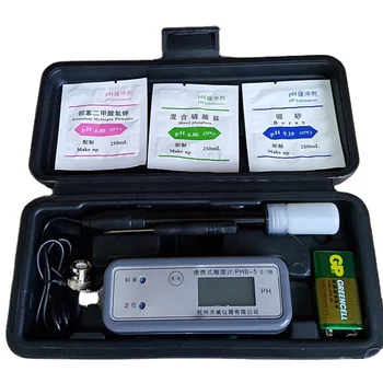 PHB-5 Precision Portable PH Meter Handheld PH Meter Pocket High Precision PH Tester