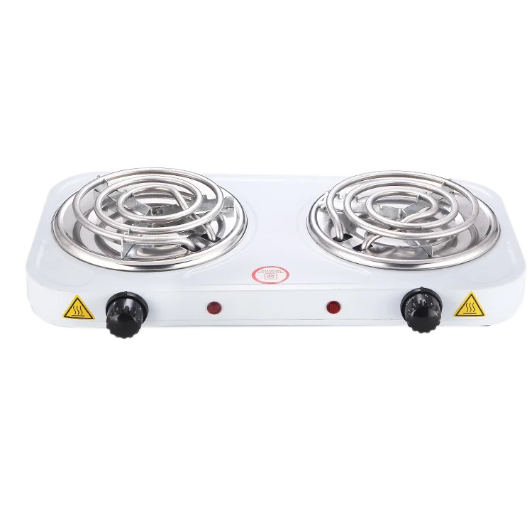 Countertop Coil Hotplate Electric Stove Cooktop Double Flat Burners El –  RAF Appliances