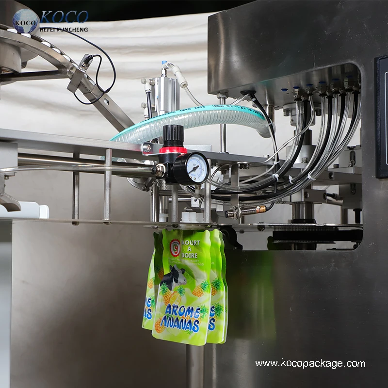 KOCO 200ml Automatic Stand Bag Capping Machine for Baby Pet Food Puree ...