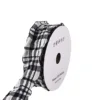 4cm*10 size black plaid pleats
