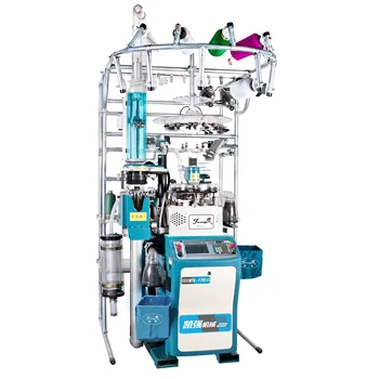 KTL-778 3.75" Single Cylinder  Selected Terry Socks  Knitting Machine with Toe Linking for Jacquard Sports Socks