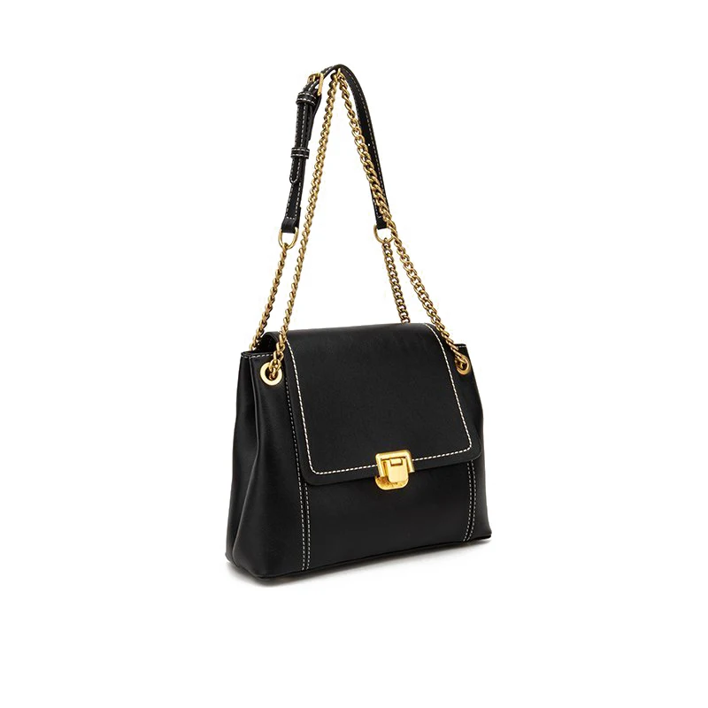 Wholesale High Quality Adjustable Metal Chain Strap Shoulder Bag Lady Handbag  Fashion Office Bag From m.
