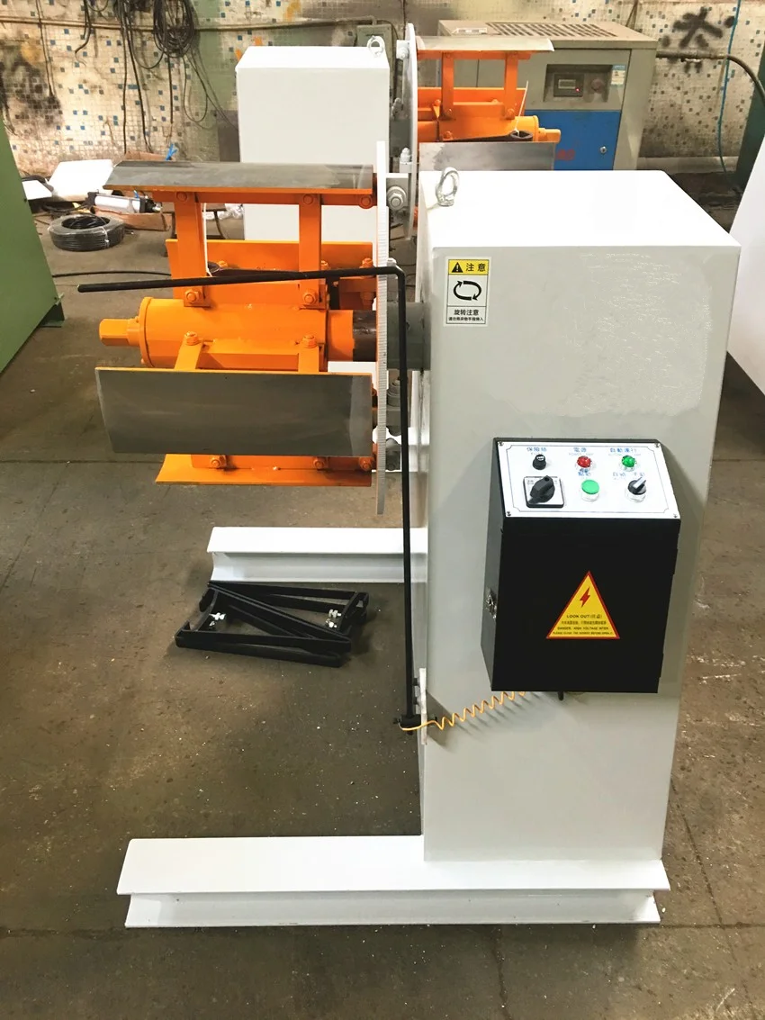 High-Speed Automatic Metal Straightener Wire Rod Uncoiler Decoiler for Stamping Machine High Metal Straightening Machinery