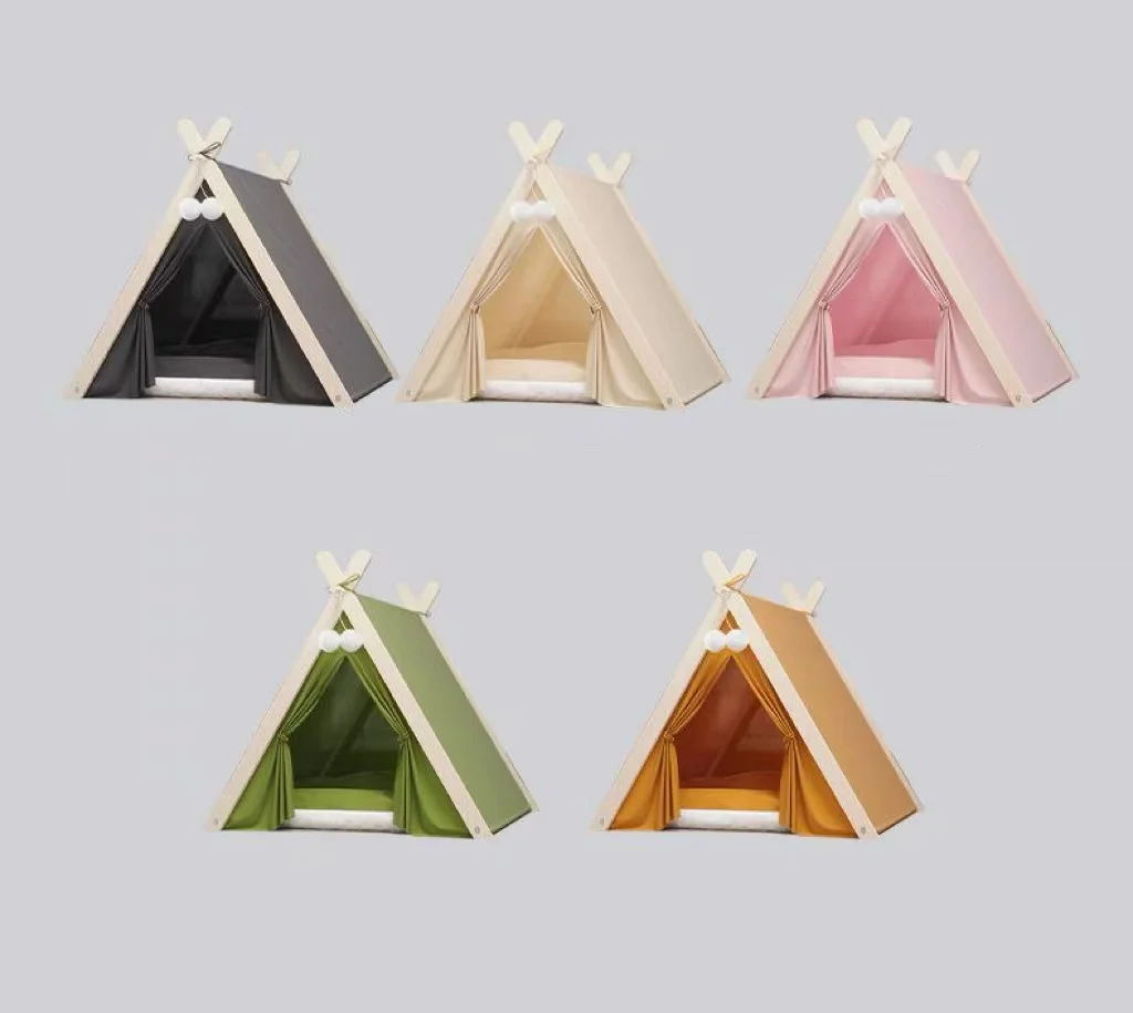 product portable pet tent bed dog cat tent indoor waterproof  breathable outdoor pet tent suitable for cat puppy bunny and small animal-55