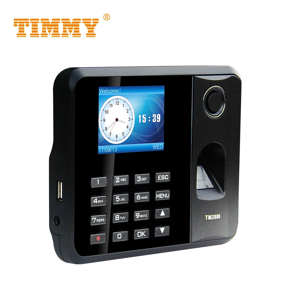 TIMMY TM2800 Standalone Fingerprint Time Clock Time Recording Attendance Device