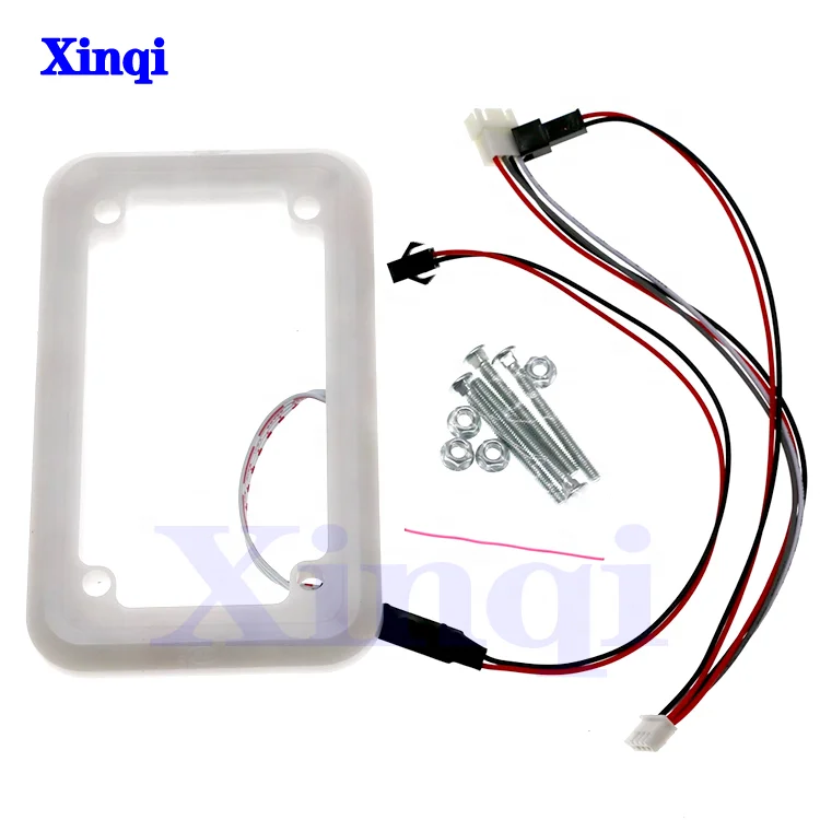 Factory Wholesale Price Multi Coin Acceptor Colorful Flashing Decorative Frame LED Frame Coin Aacceptor