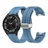 6 Advanced Blue-Silver Buckle